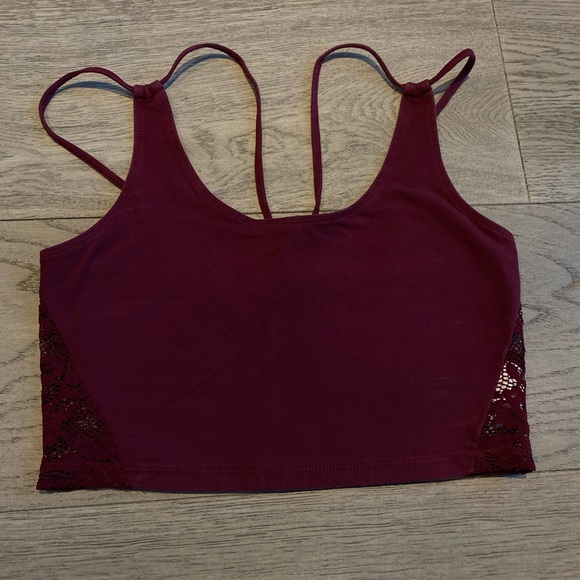 lace back tank top - Picture 1 of 3